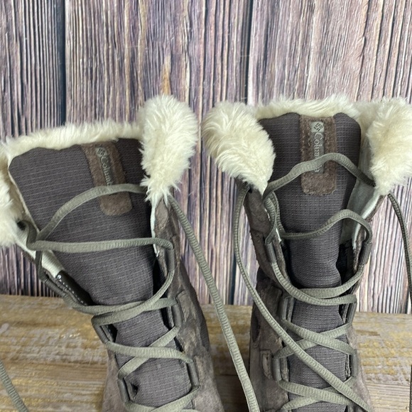 Women’s Columbia Ice Maiden II Quilted Brown Suede Boots- Size 6 - Picture 7 of 11